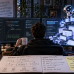 web developer al lavoro